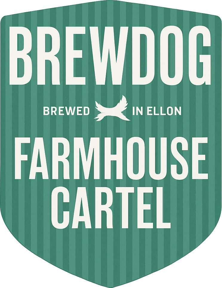 Etiket van BrewDog Farmhouse Cartel