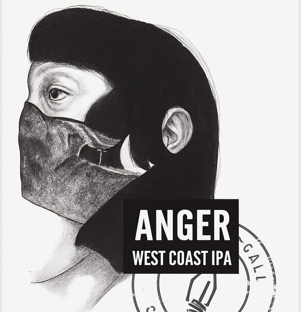 Etiket van Brokreacja - Anger - West Coast IPA