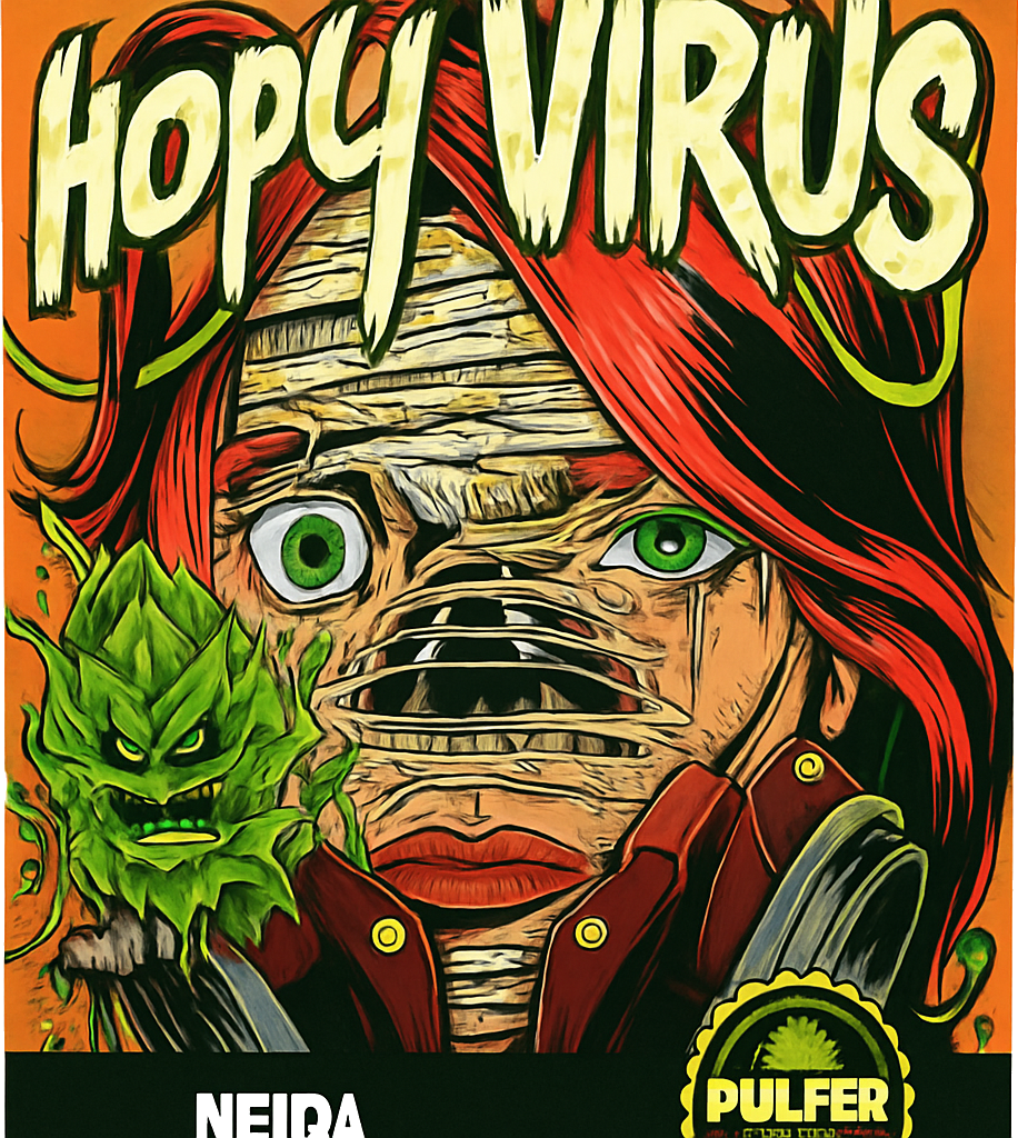 Etiket van Pulfer Hoppy Virus NEIPA