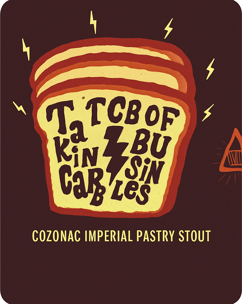 Etiket van Mad Scientist x Bereta Taking Care of Business Imperial Pastry Stout