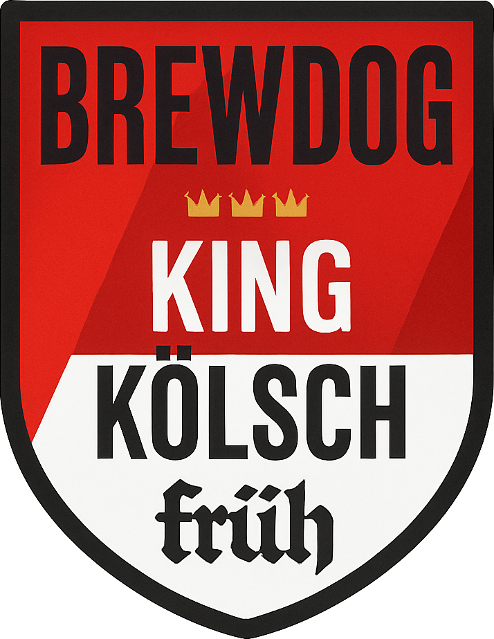 Etiket van Früh Kölsch x Brewdog King Kölsch Fruh Kolsch