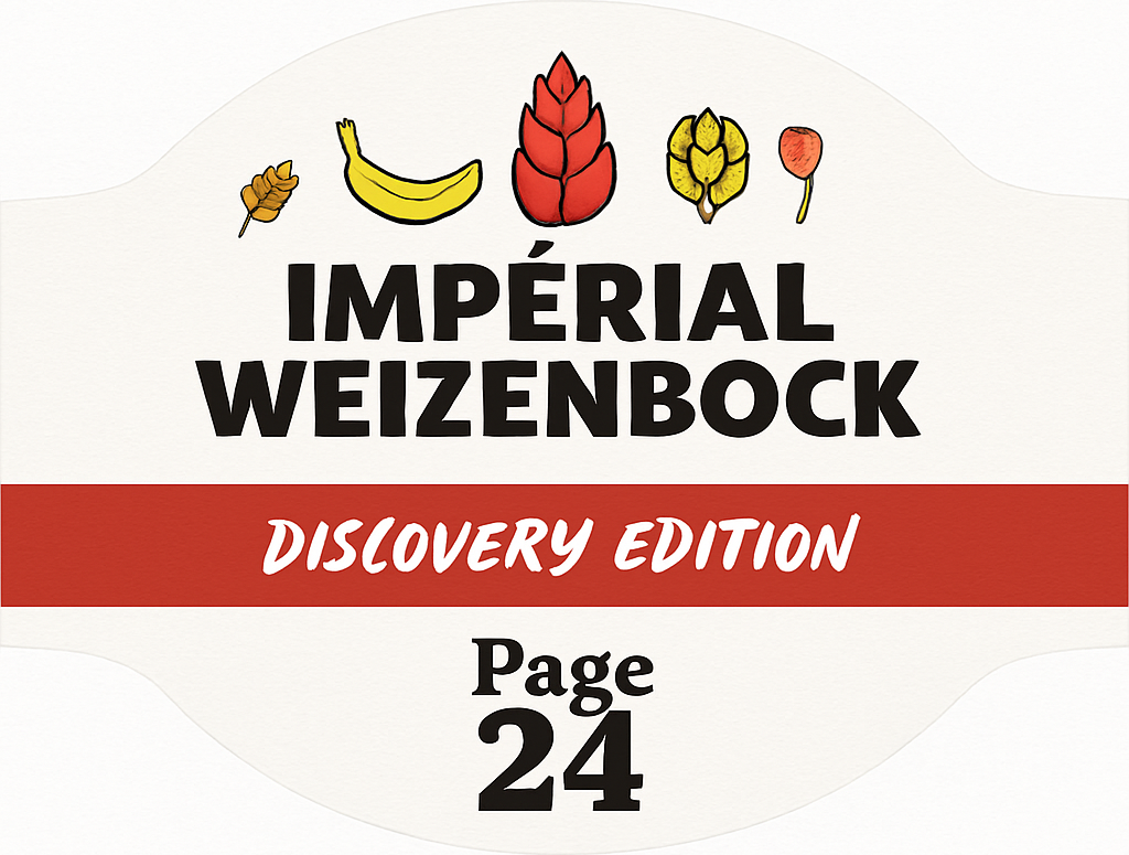 Etiket van Page 24 Impérial Weizenbock