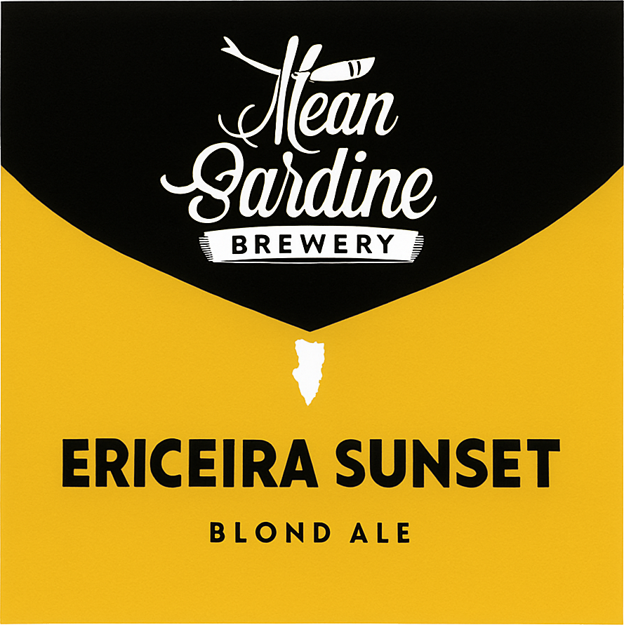 Etiket van Mean Sardine Ericeira Sunset