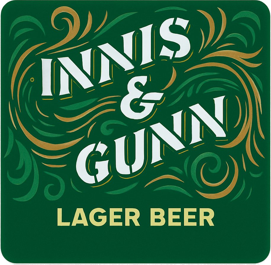 Etiket van Innis Gunn Lager