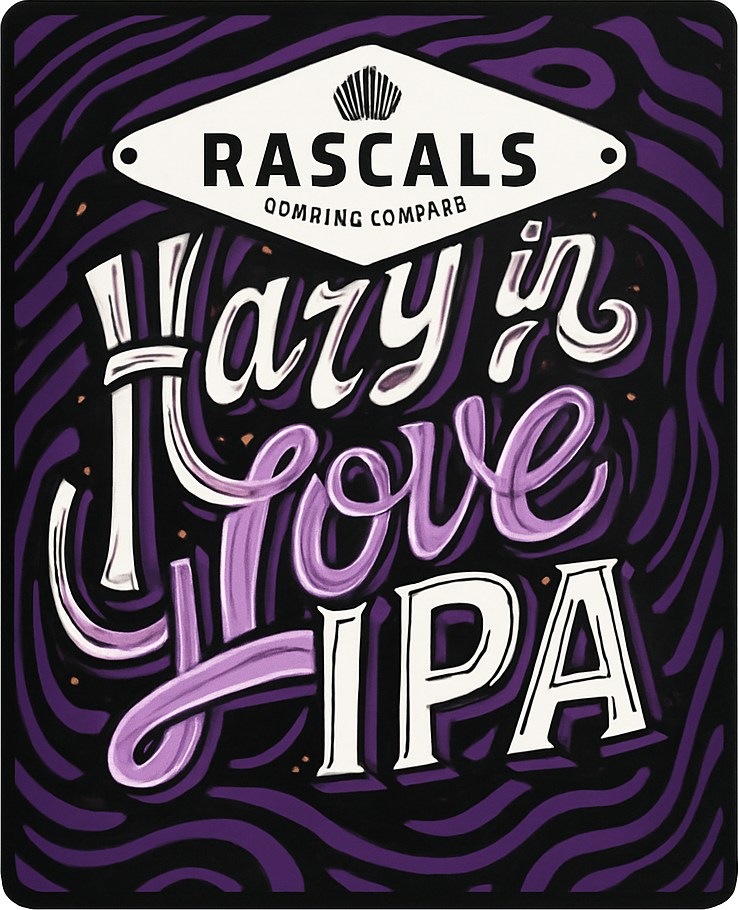 Etiket van Rascals Hazy In Love 