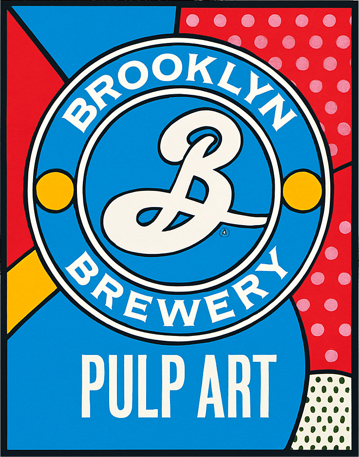 Etiket van Brooklyn Pulp Art