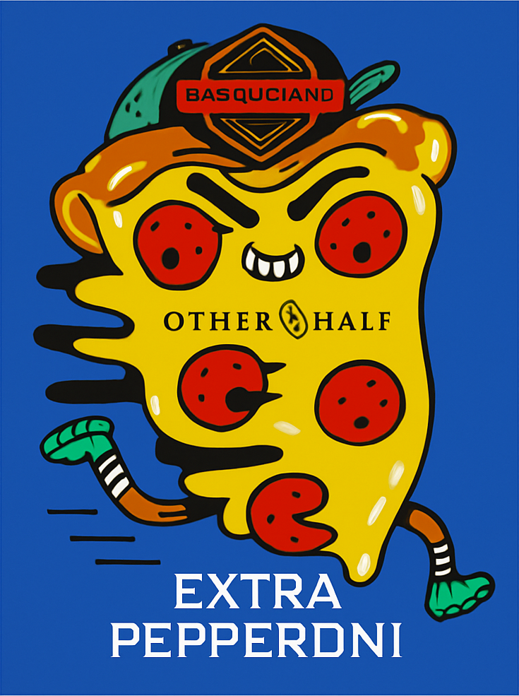 Etiket van Basqueland x Other Half Extra Pepperoni