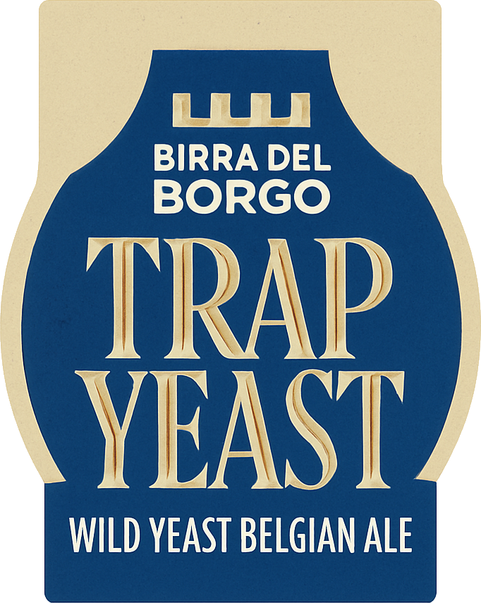 Etiket van Del Borgo Trap Yeast