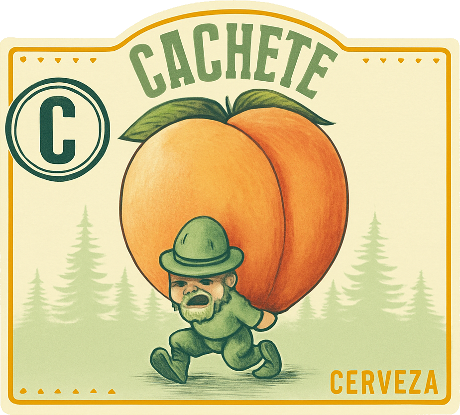 Etiket van La Virgen Cachete