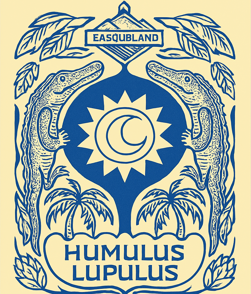 Etiket van Basqueland Humulus Lupulus