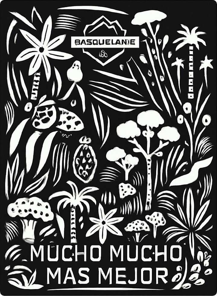 Etiket van Basqueland Mucho Mucho Más Mejor