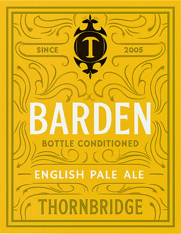 Etiket van Thornbridge Barden