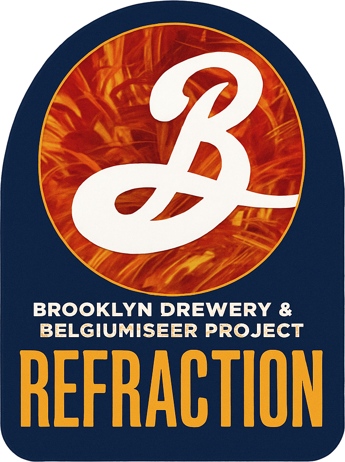 Etiket van Brooklyn x Russian River Refraction
