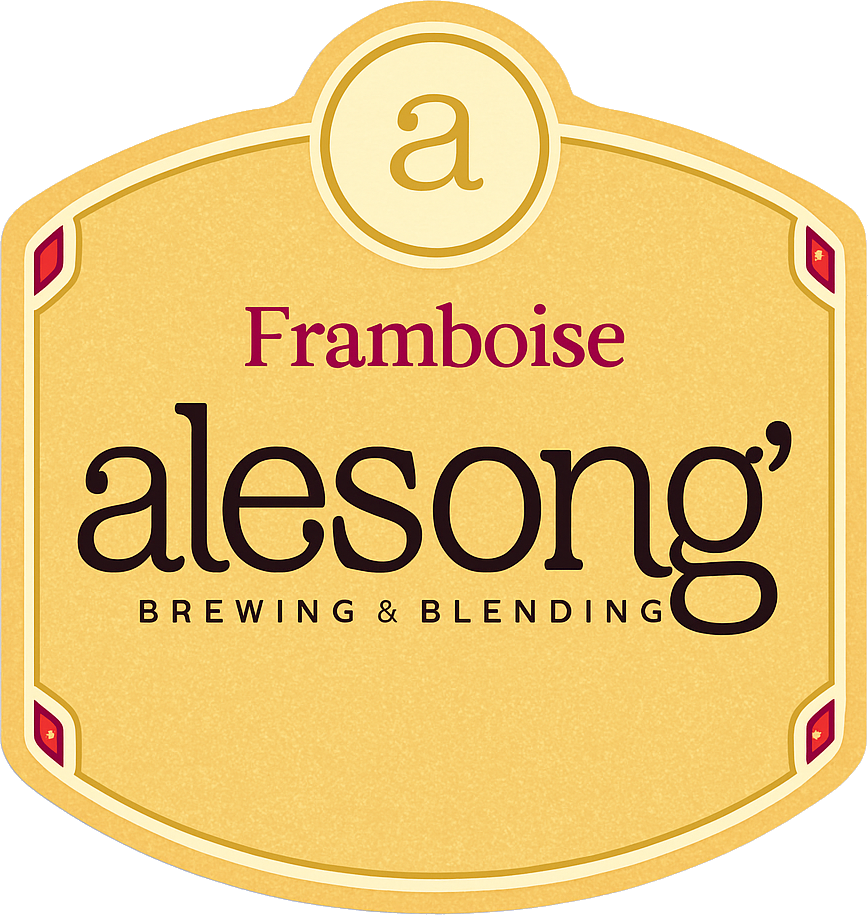 Etiket van Alesong Framboise