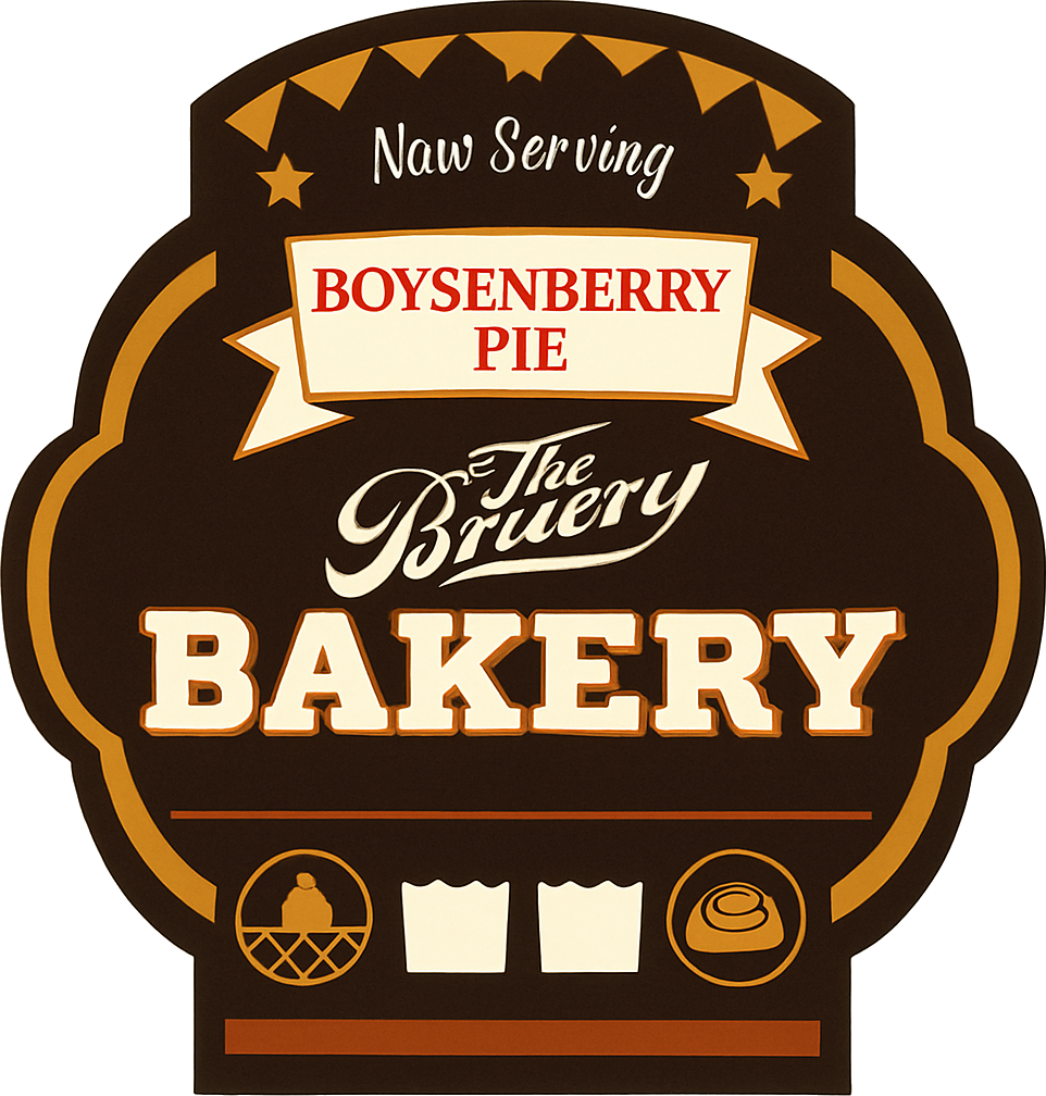 Etiket van The Bruery Bakery: Boysenberry Pie 2021