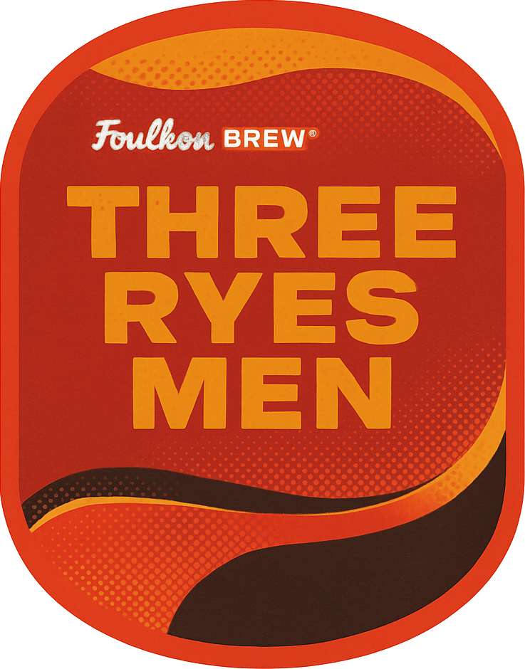 Etiket van Reuben's Three Ryes Men 2019