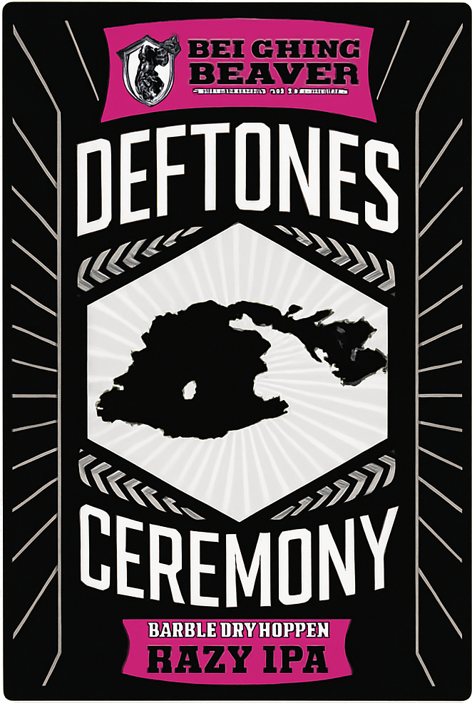 Etiket van Belching Beaver Deftones Ceremony