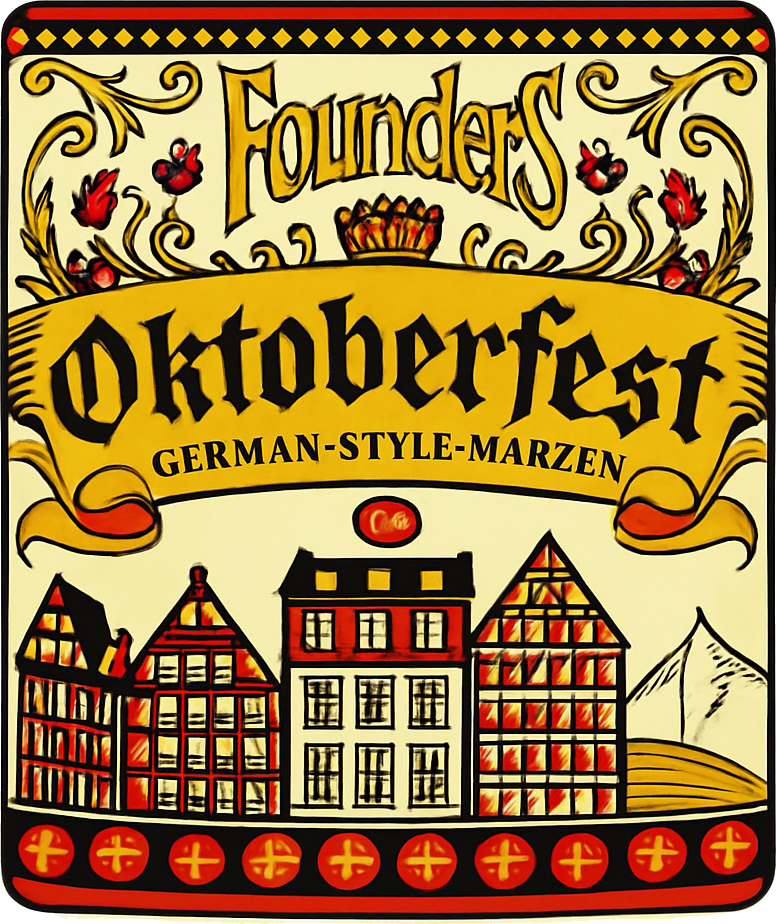 Etiket van Founders Oktoberfest