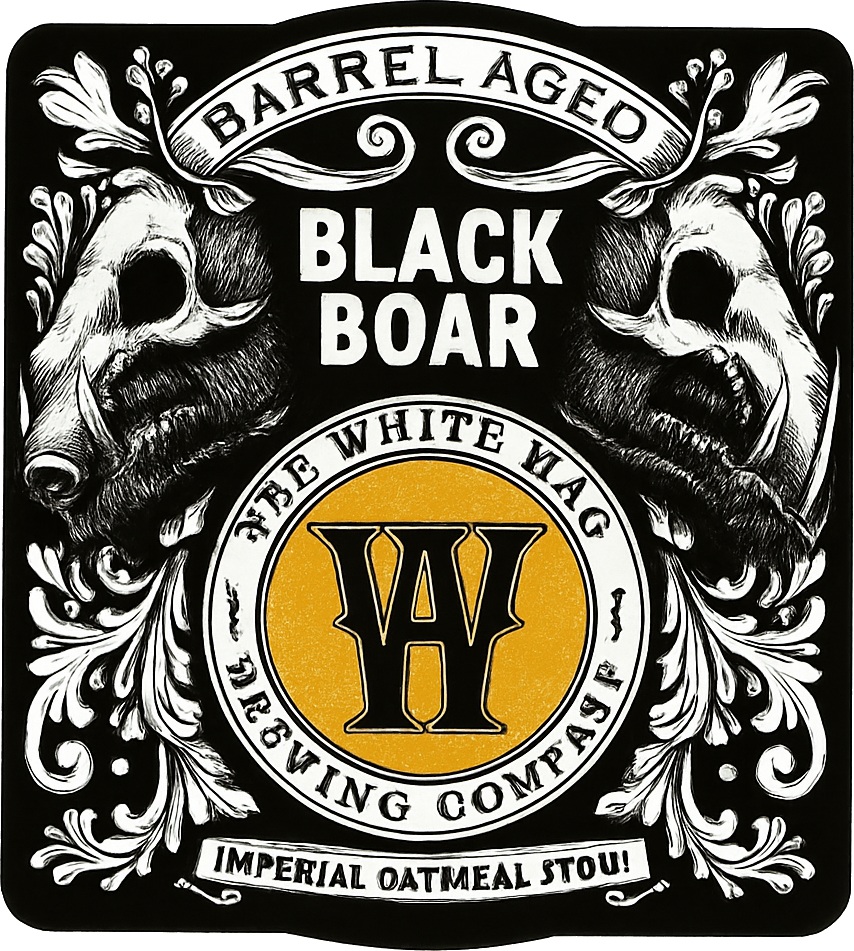 Etiket van White Hag Black Boar Barrel Aged Batch V (2020)
