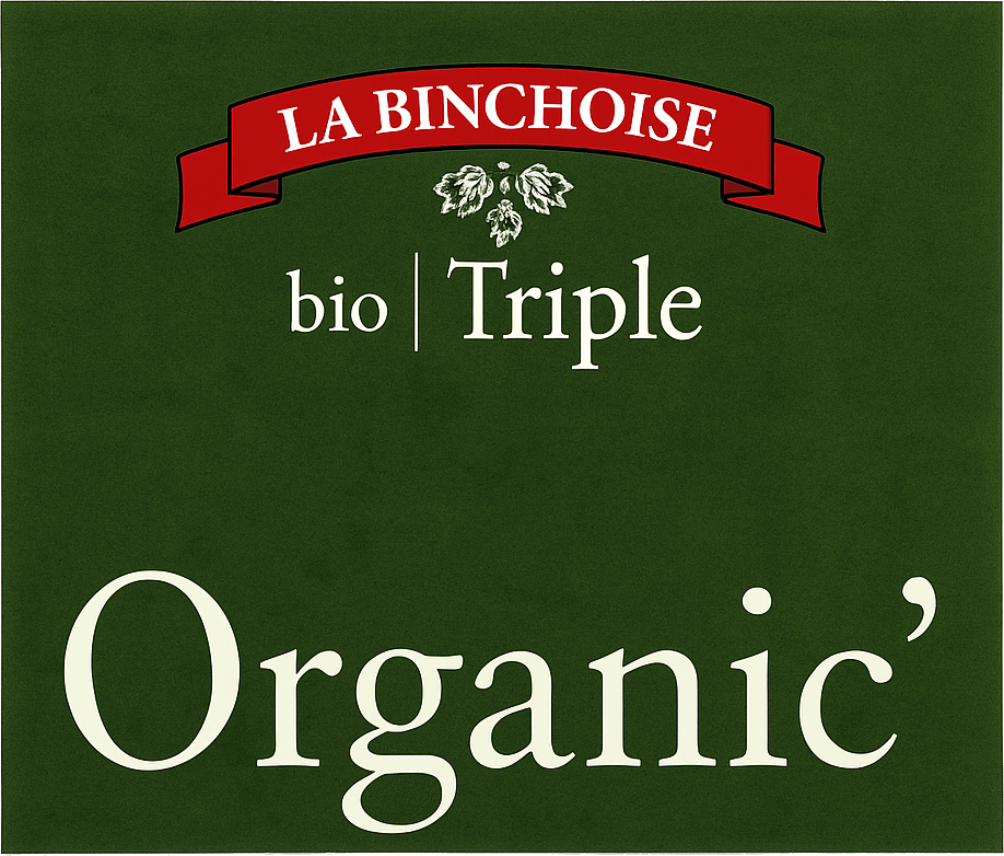 Etiket van La Binchoise Organic Bio Triple