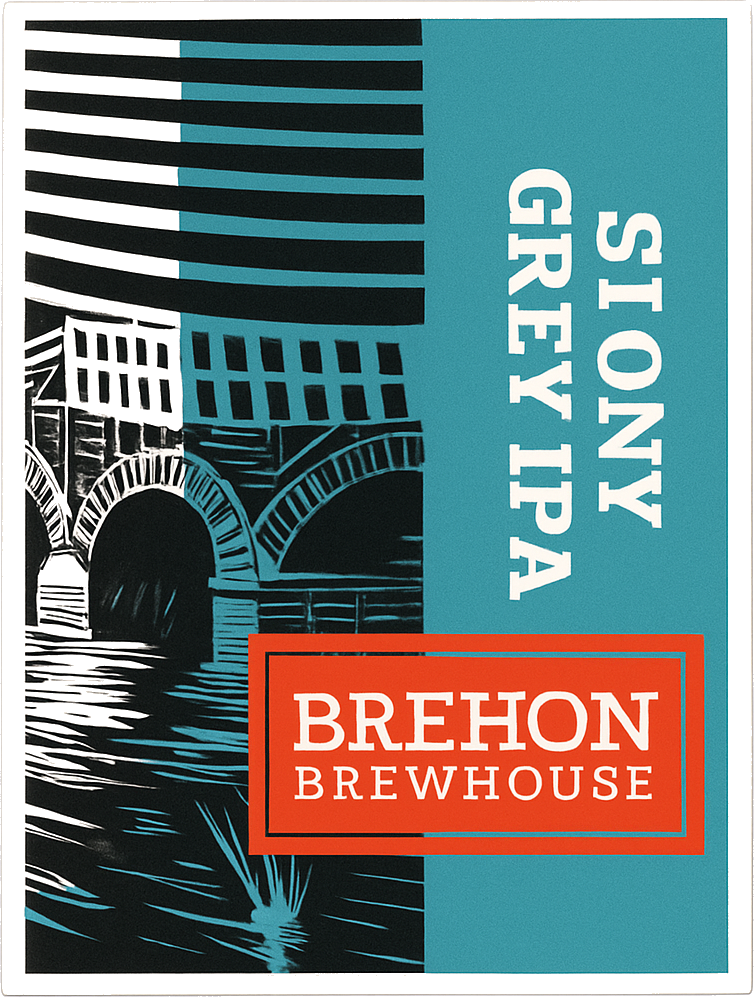 Etiket van Brehon Stony Grey IPA