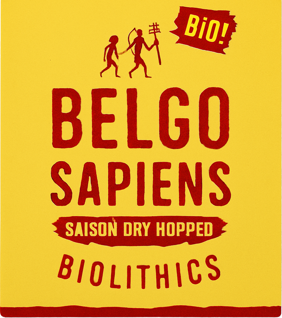 Etiket van Belgo Sapiens Saison Bio
