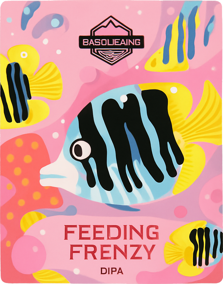 Etiket van Basqueland Feeding Frenzy