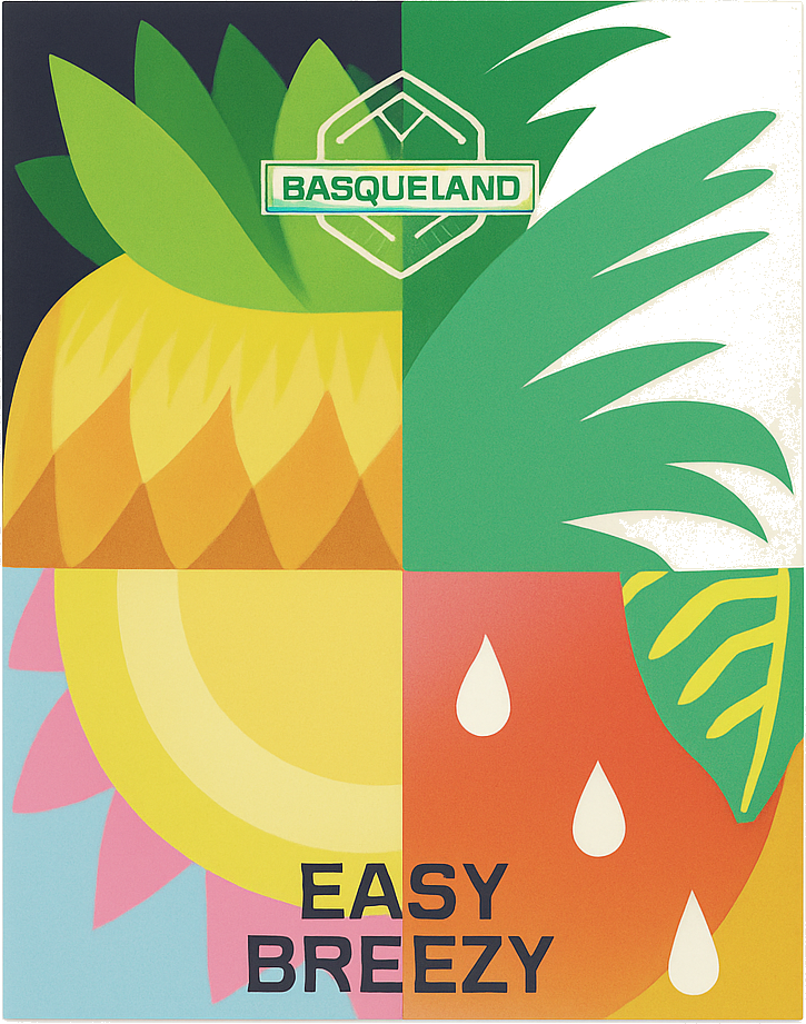 Etiket van Basqueland Easy Breezy