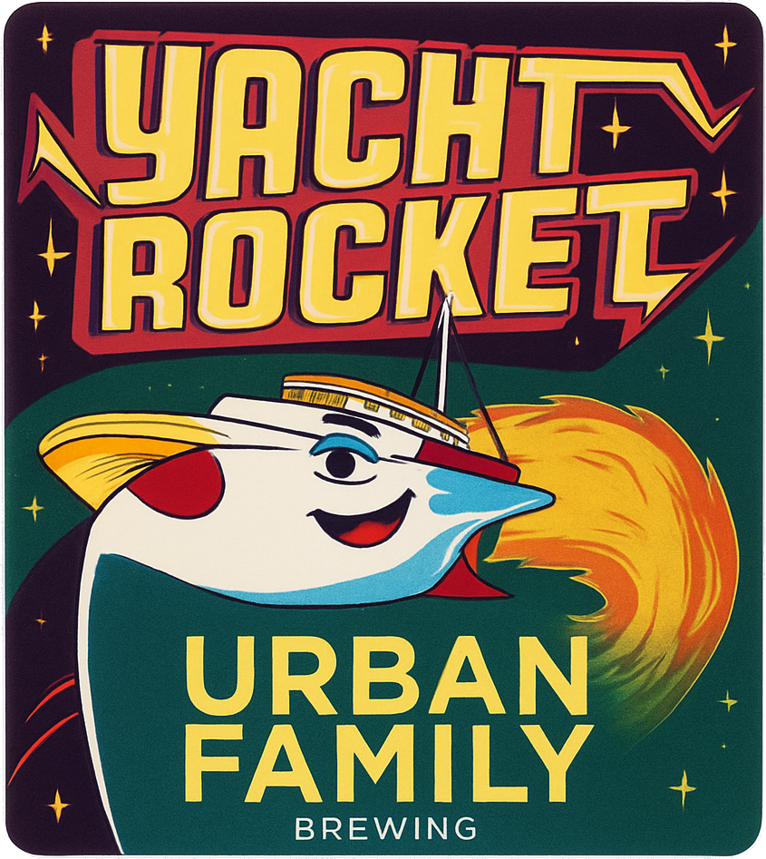Etiket van Urban Family Yacht Rocket