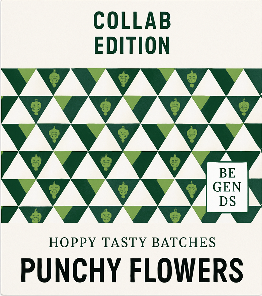 Etiket van Légendes x De Ranke Punchy Flowers