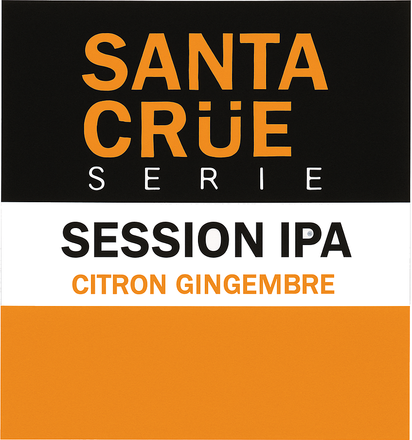 Etiket van Sainte Cru Santa Cruz Session IPA