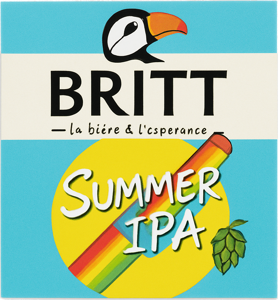 Etiket van Britt Summer IPA