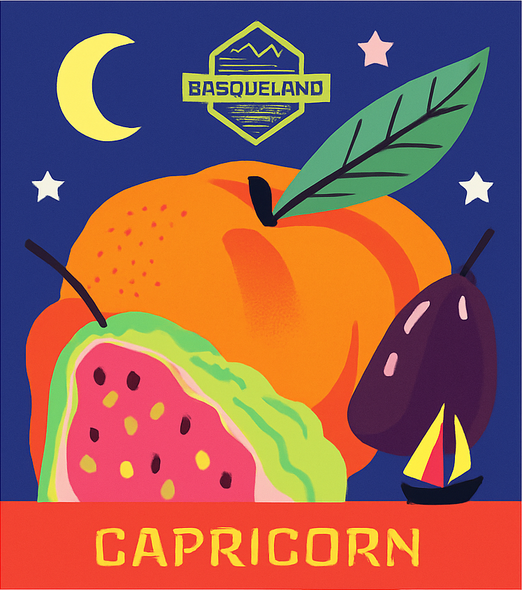 Etiket van Basqueland Capricorn