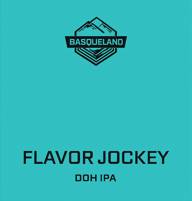 Etiket van Basqueland Flavor Jockey