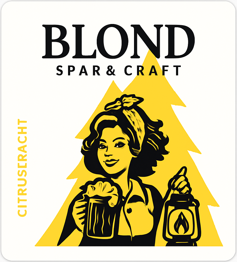 Etiket van Spar Craft Blond