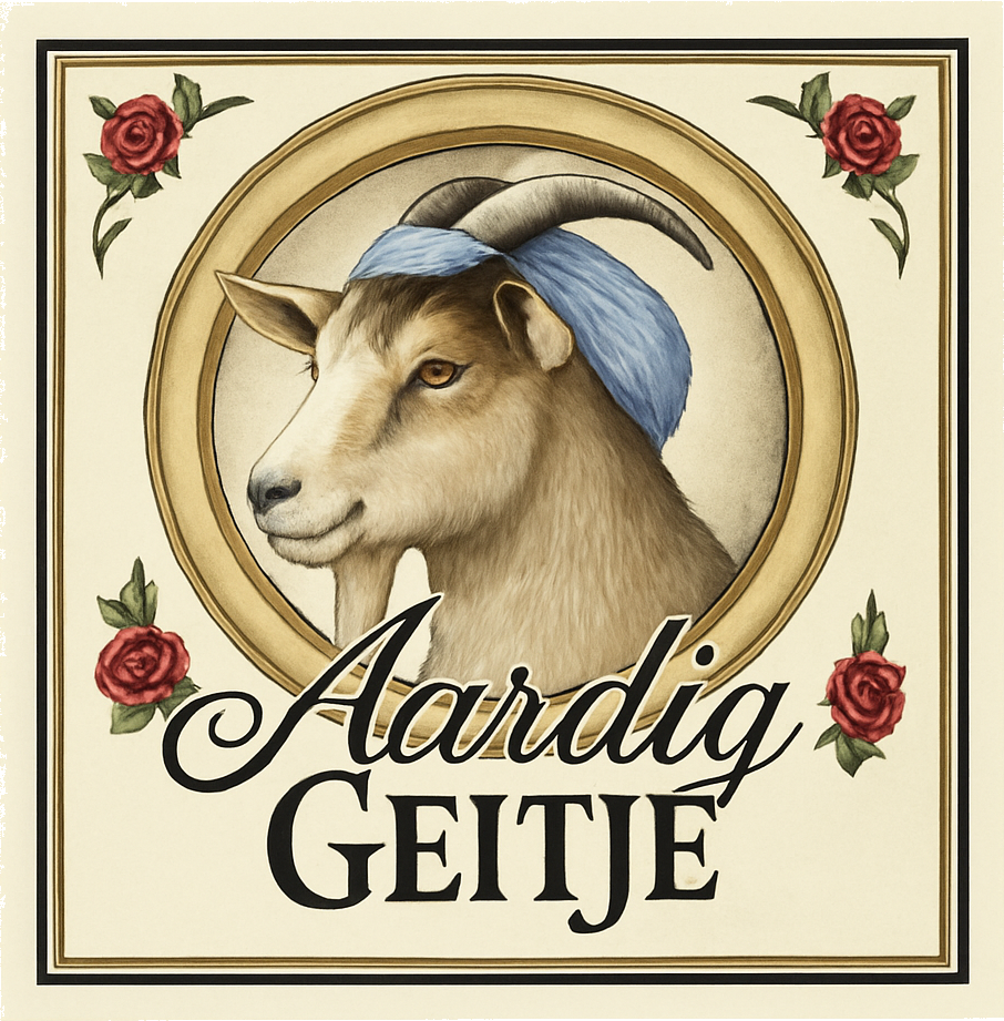 Etiket van Steenberge Aardig Geitje