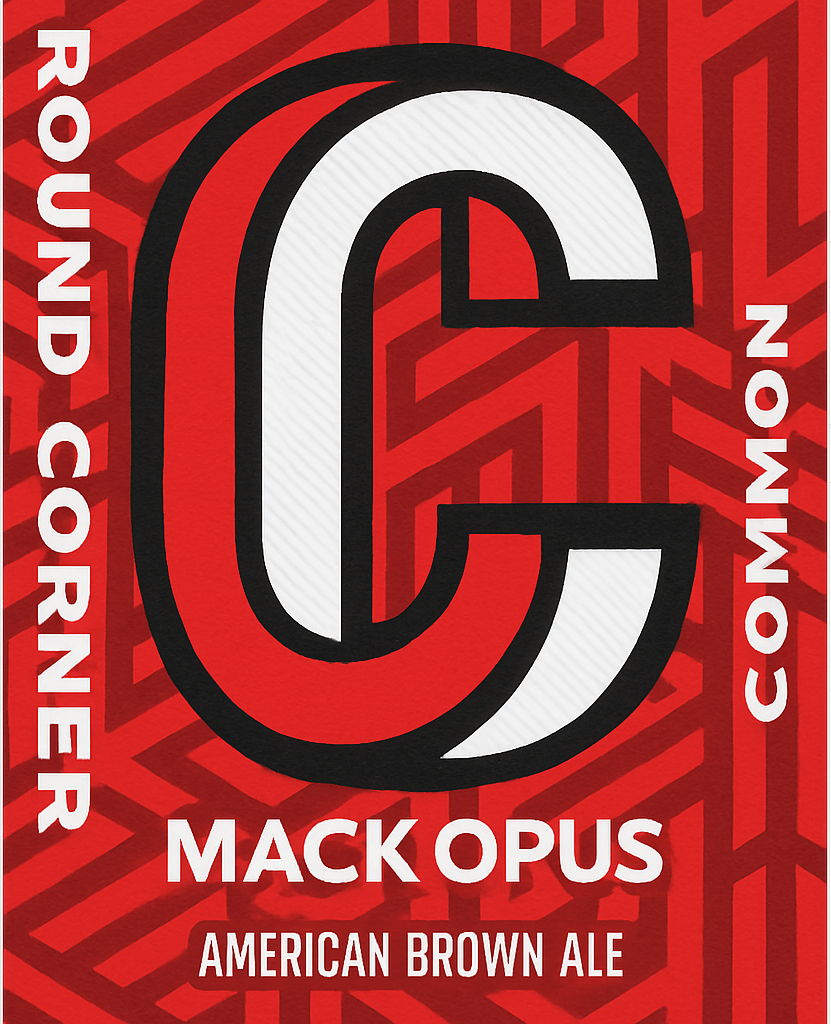Etiket van Round Corner Brewing Mack Opus