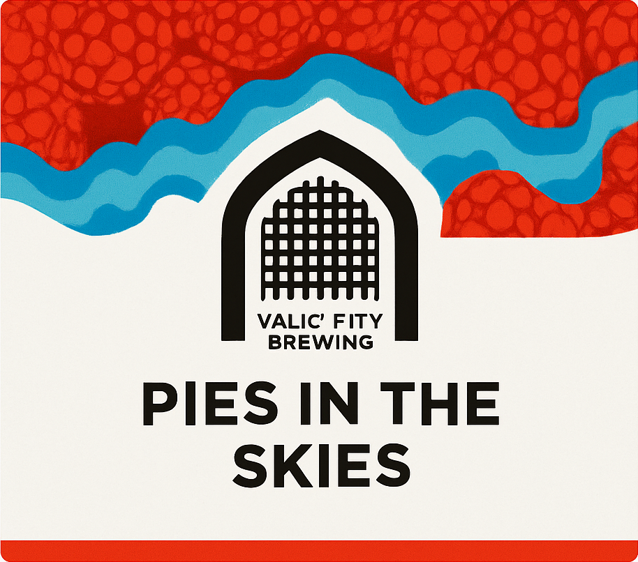 Etiket van Vault City Brewing Pies in the Skies