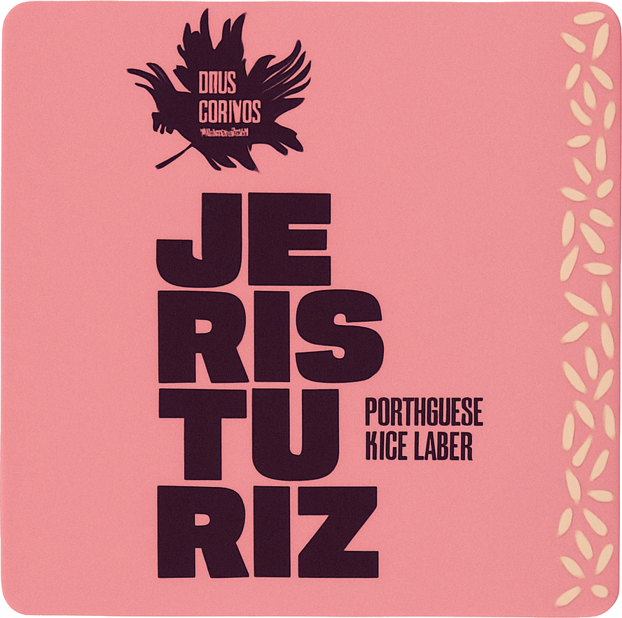 Etiket van Dois Corvos Je Ris Tu Riz