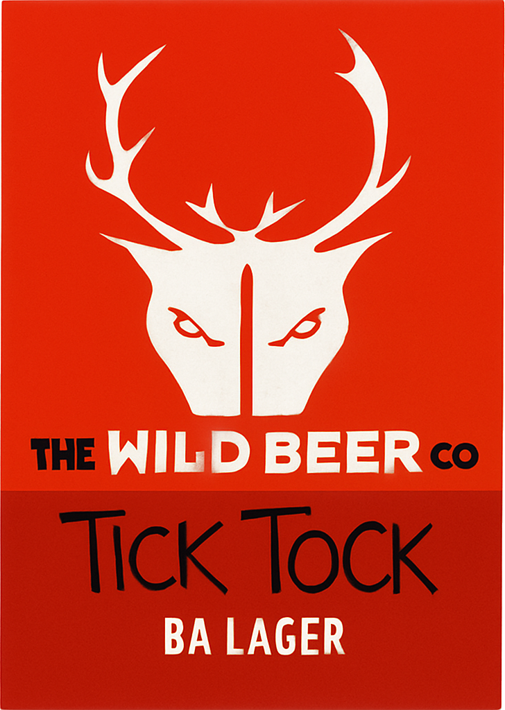 Etiket van Wild Beer Tick Tock