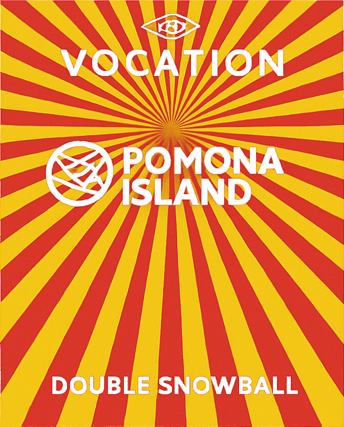 Etiket van Vocation x Pomona Island Double Snowball