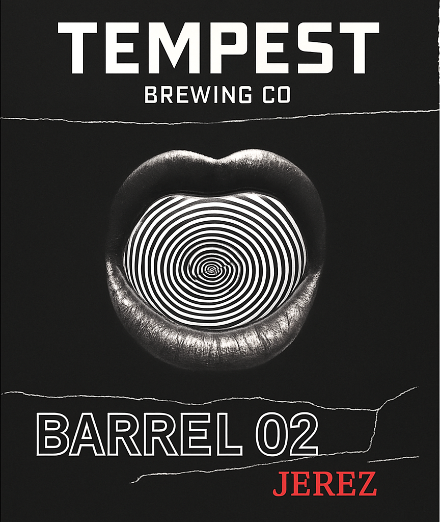 Etiket van Tempest Jerez Brandy Barrel 02