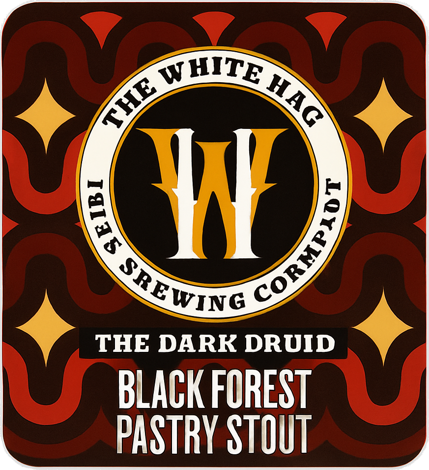 Etiket van White Hag The Dark Druid Black Forest