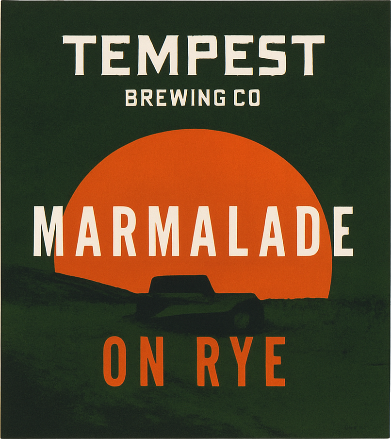 Etiket van Tempest Marmalade on Rye