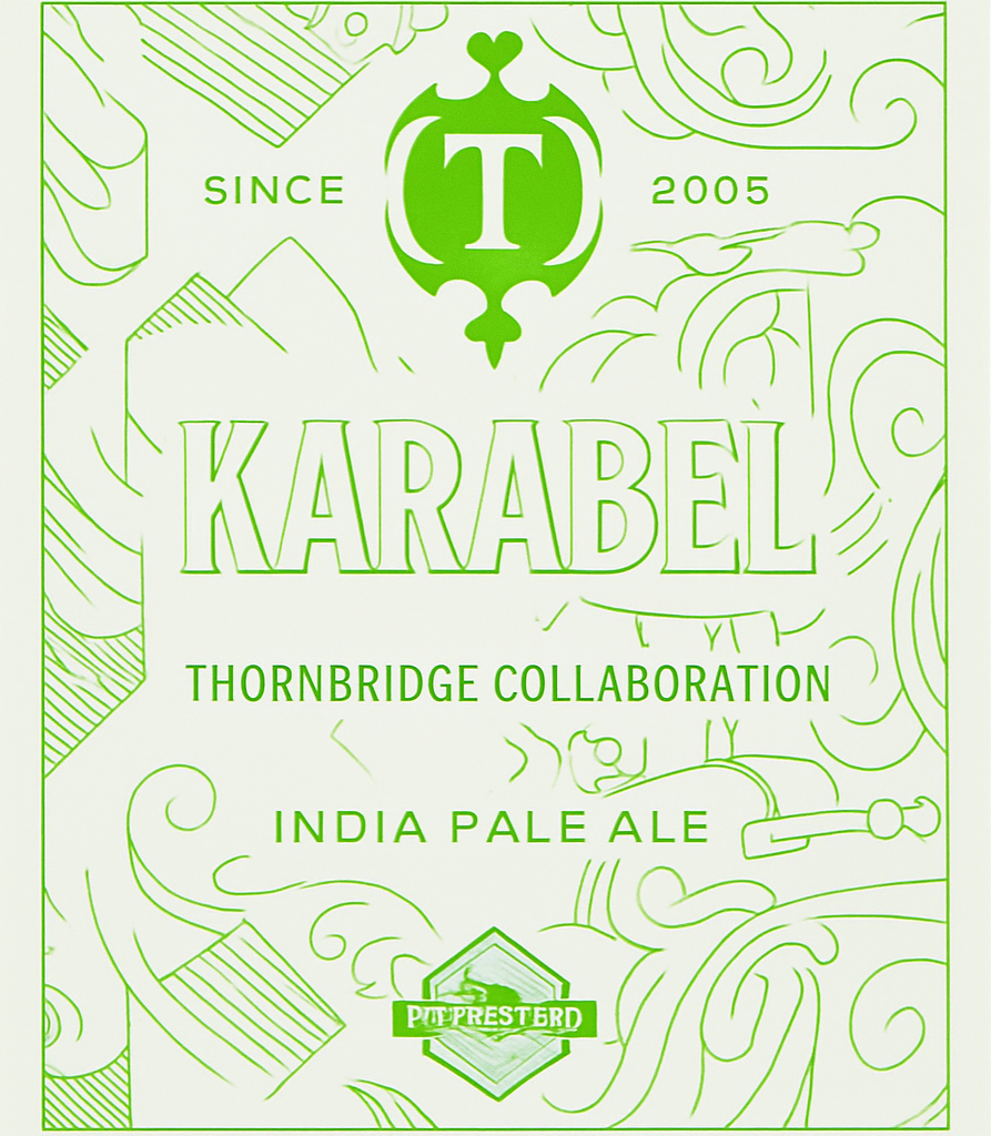 Etiket van Thornbridge Karabel