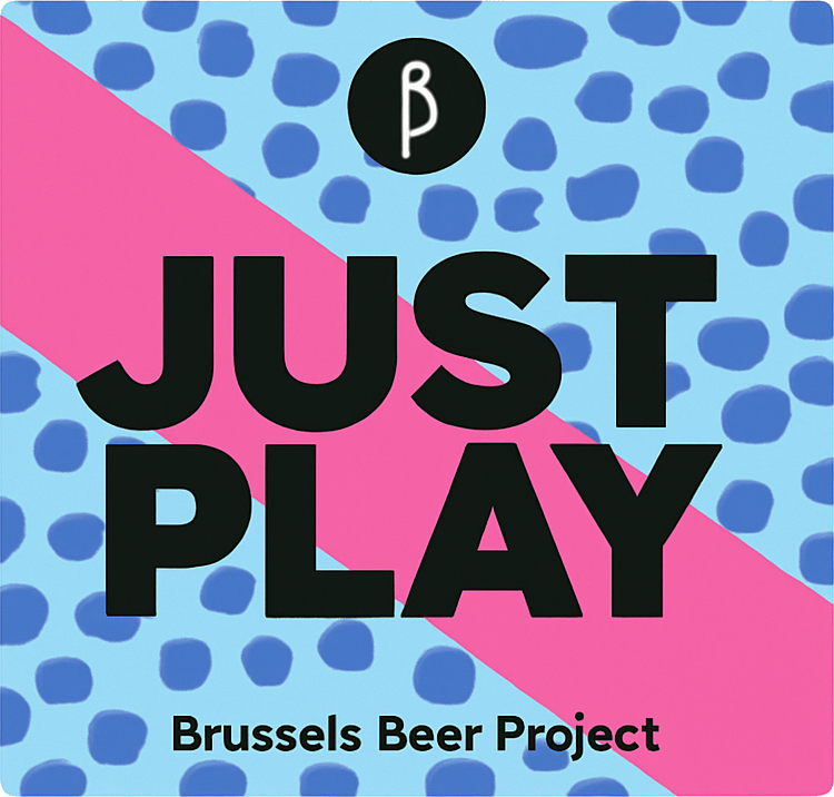 Etiket van Brussels Beer Project Just Play