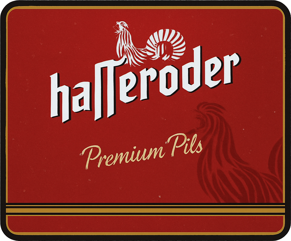 Etiket van Hasseröder Pils