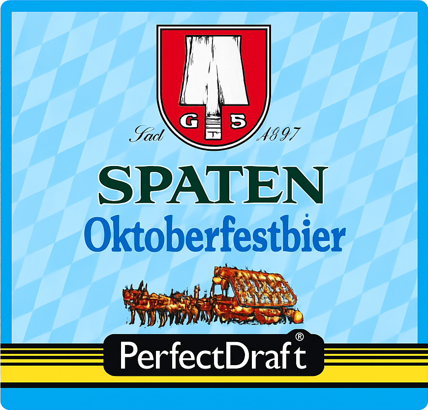 Etiket van Spaten Oktoberfestbier