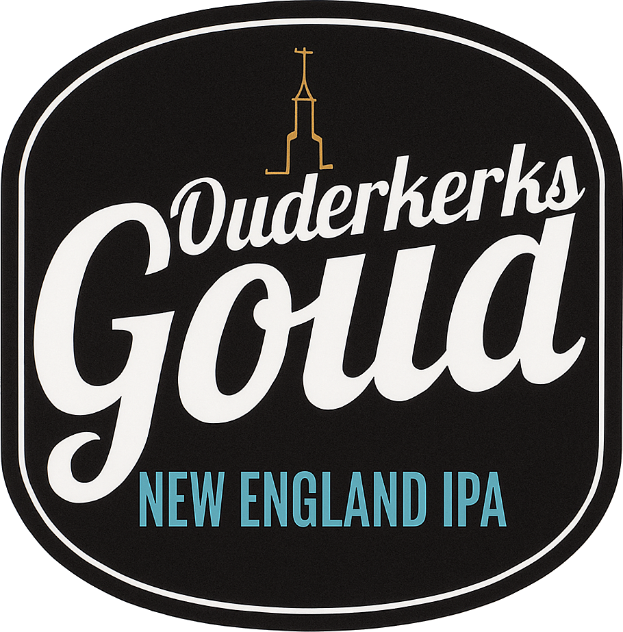 Etiket van Ouderkerks Goud New England IPA