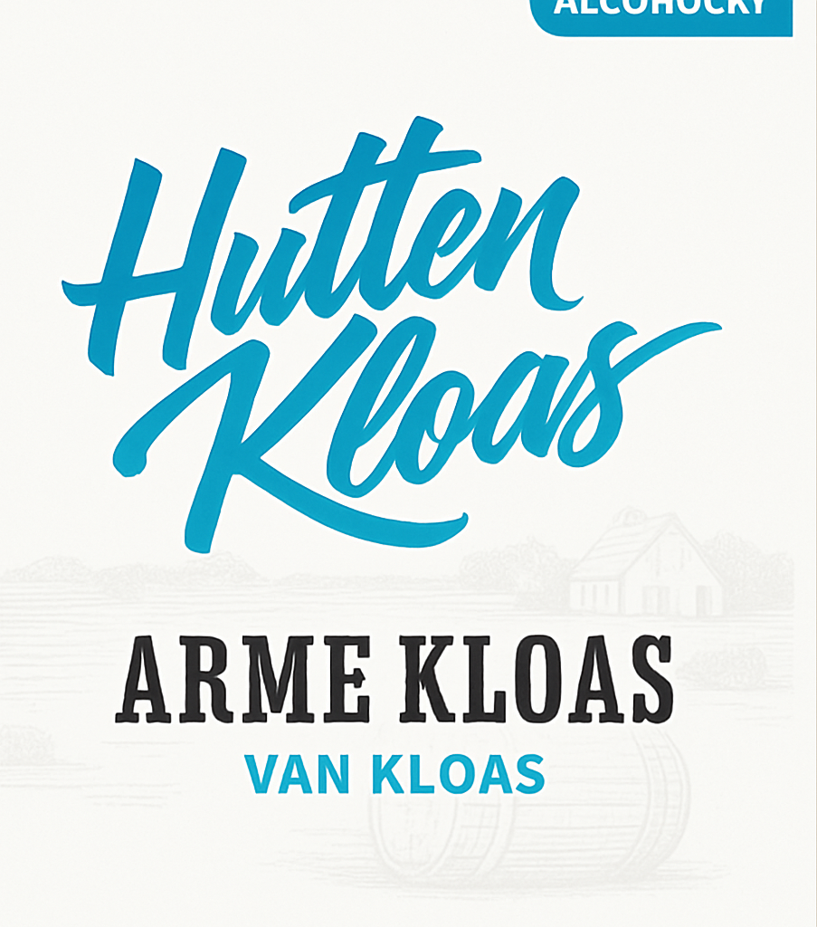 Etiket van Arme Kloas van Kloas